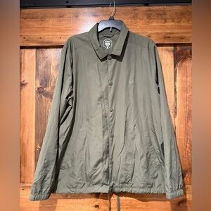 Asics Wind Breaker‎ Jacket, Army Green Size Large